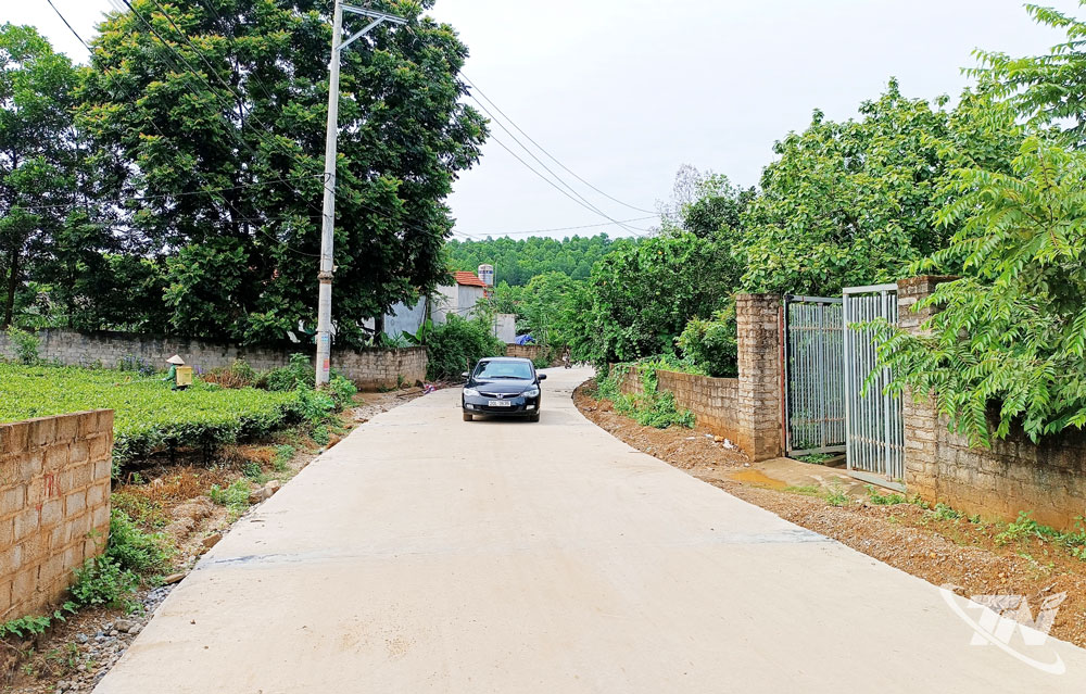 Các tuyến đường giao thông nông thôn ở xã Nam Hòa đã được bê tông hóa.