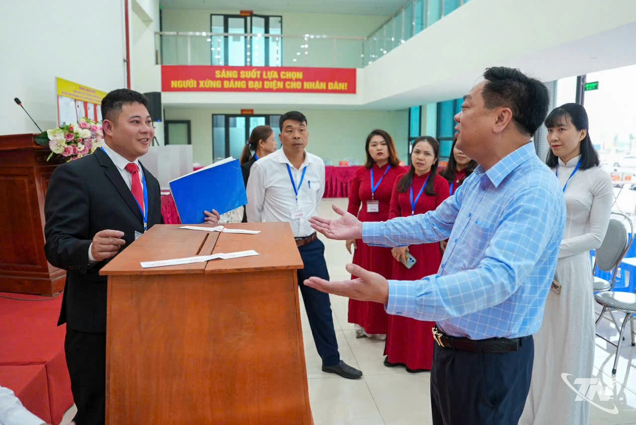 Việc tập dượt diễn ra đảm bảo sát với thực tế, quy định trong ngày bầu cử.