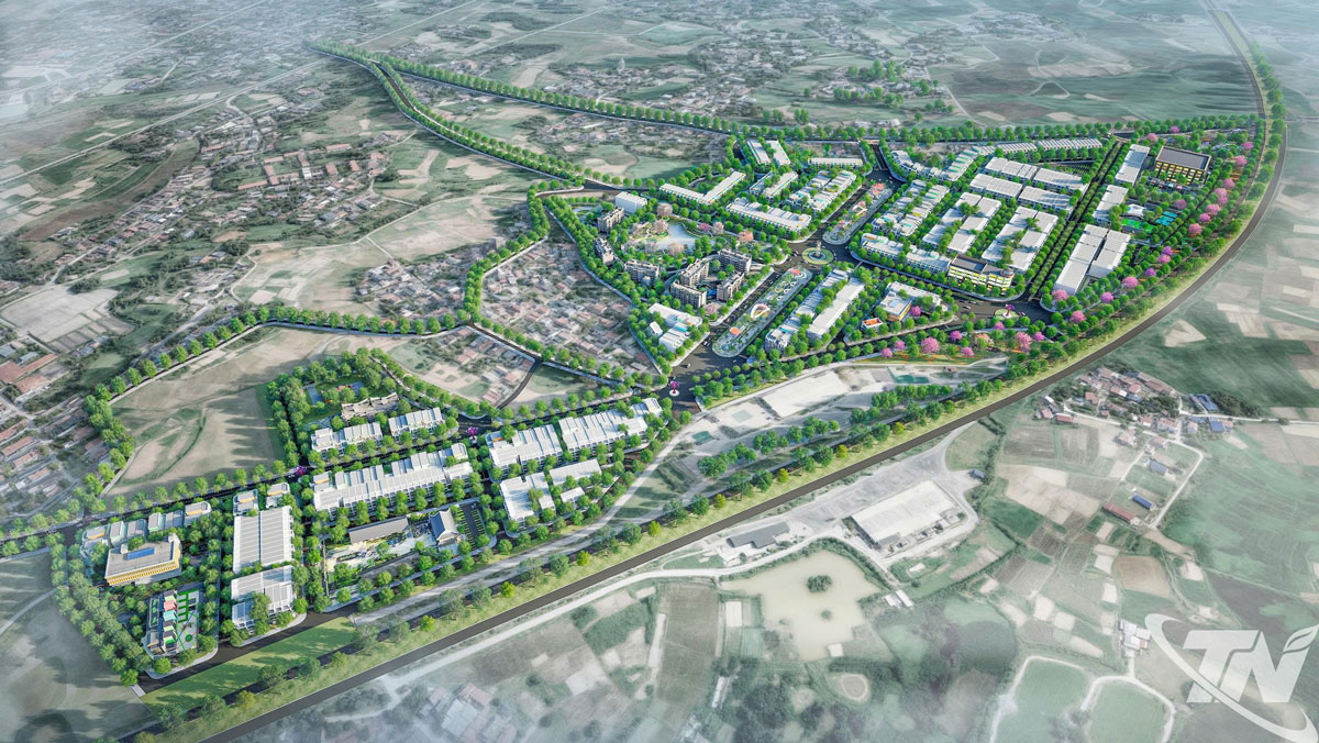 Tân Phú City tiếp giáp tuyến cao tốc Hà Nội - Thái Nguyên, thuận lợi kết nối với các trung tâm kinh tế lớn
