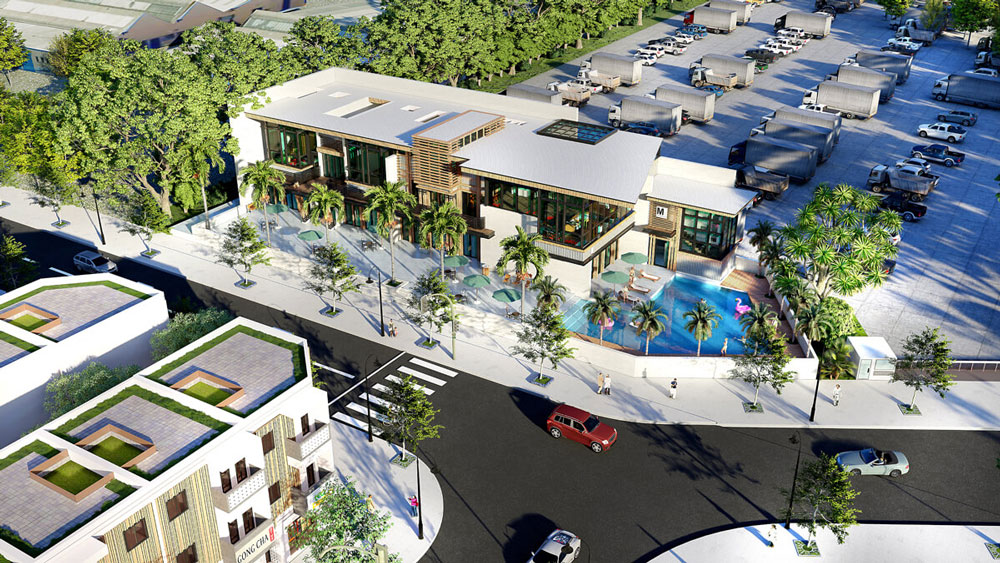 Phối cảnh 1 khu đô thị được quy hoạch trên địa bàn xã Điềm Thụy, sẽ hiện hữu trong tương lai gần.