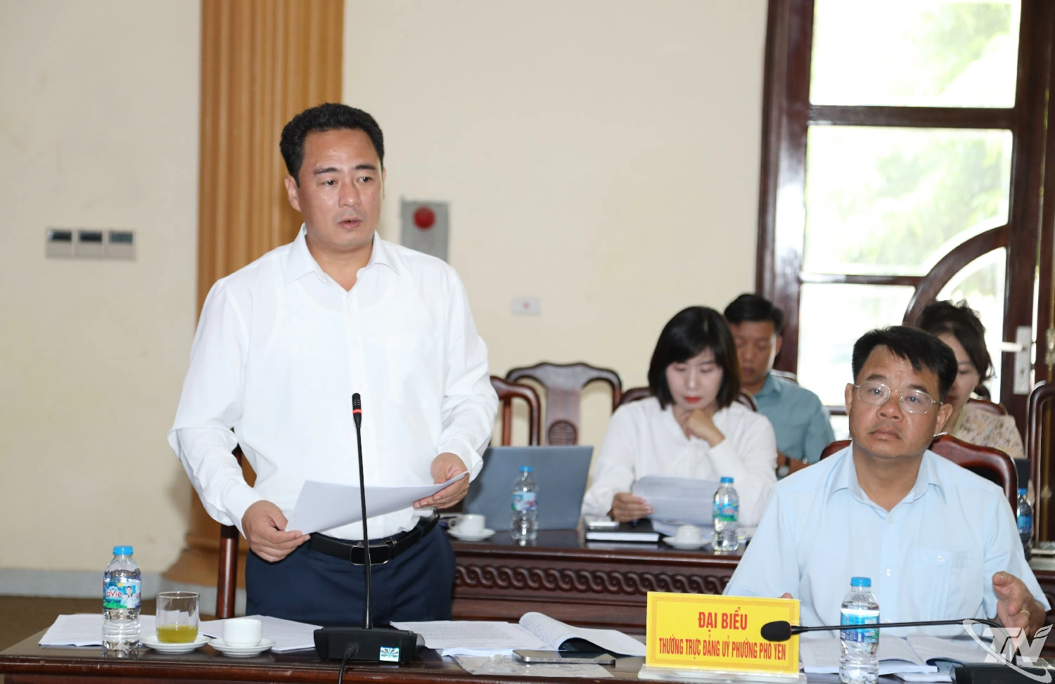 Đại biểu phát biểu tại Hội nghị.