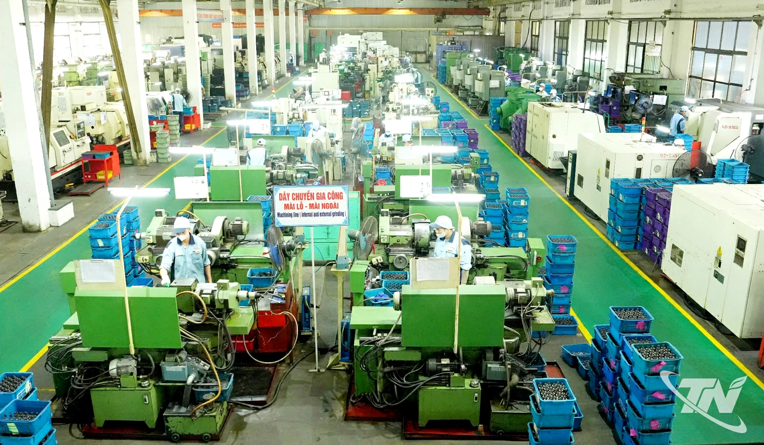 Nhà xưởng sản xuất phụ tùng thiết bị máy móc tại Công ty CP Phụ tùng máy số 1