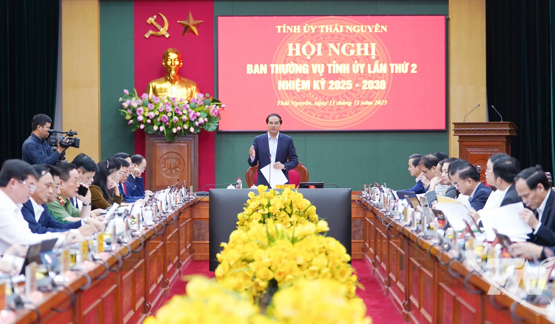 Đồng chí Bí thư Tỉnh ủy Trịnh Xuân Trường chủ trì Hội nghị Ban Thường vụ Tỉnh ủy lần thứ 2, nhiệm kỳ 2025-2030.