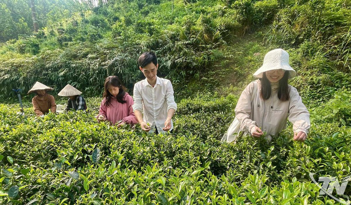 Nhiều sinh vi&ecirc;n thực tập đến nghi&ecirc;n cứu, l&agrave;m b&agrave;i tập về sản xuất sạch tại HTX.