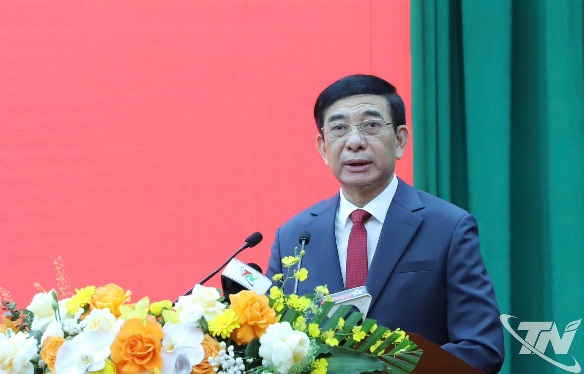 Đại tướng Phan Văn Giang phát biểu tại Hội nghị.