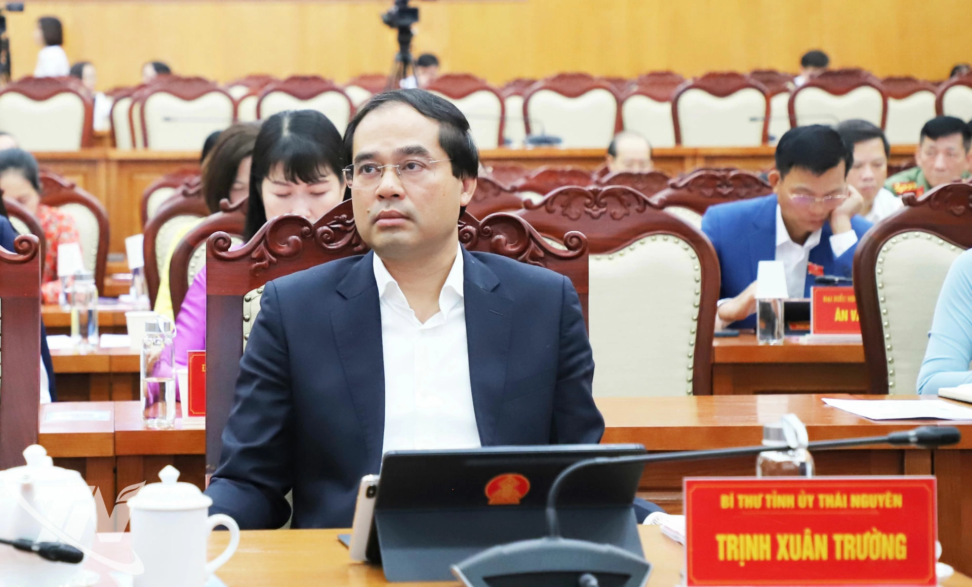 Đồng chí Bí thư Tỉnh ủy Trịnh Xuân Trường dự Kỳ họp.