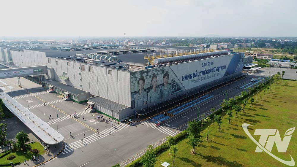 Nhà máy của Tập đoàn Samsung (Hàn Quốc) tại Khu công nghiệp Yên Bình, hạt nhân phát triển công nghiệp công nghệ cao.