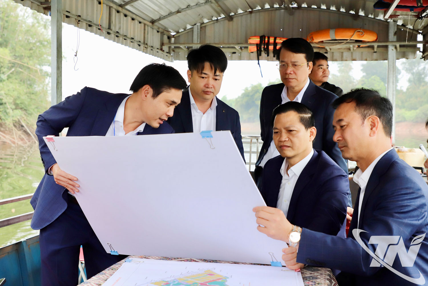 Xã Tân Cương đề xuất điều chỉnh cao trình mực nước hồ Ghềnh Chè xuống khoảng 33m và mở rộng tràn xả lũ từ 8m lên khoảng 29m.