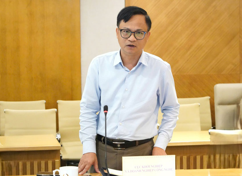 Ông Phạm Đức Nghiệm, Phó Cục trưởng Cục Khởi nghiệp và Doanh nghiệp công nghệ (Bộ KH&CN) - Ảnh: VGP/TG