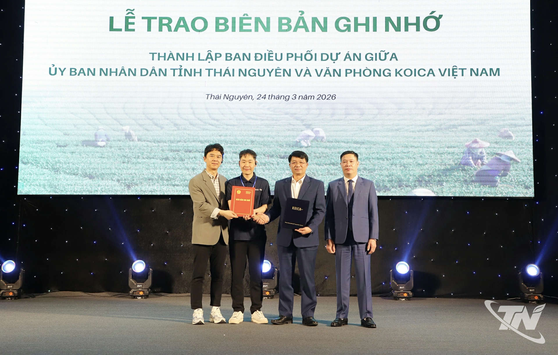 Văn phòng KOICA Việt Nam và UBND tỉnh Thái Nguyên đã trao Biên bản ghi nhớ thành lập Ban Điều phối Dự án