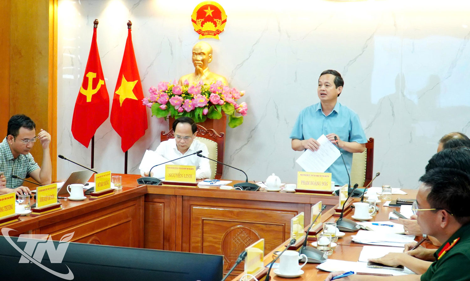 Đồng chí Chủ tịch UBND tỉnh Phạm Hoàng Sơn chủ trì Hội nghị rà soát, lập điều chỉnh Quy hoạch tỉnh Thái Nguyên thời kỳ 2021-2030, tầm nhìn đến năm 2050.