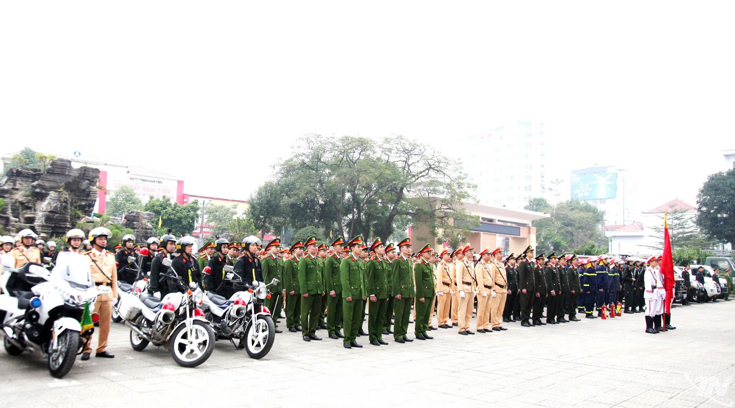 Lễ ra quân cao điểm tấn công trấn áp tội phạm, bảo đảm ANTT Đại hội lần thứ XIV của Đảng.