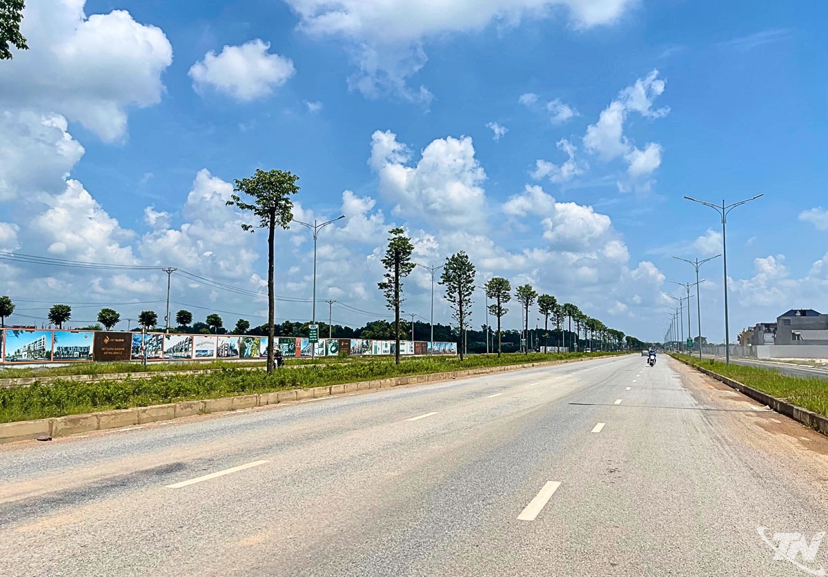 Một góc xã Phú Bình - địa phương vừa được UBND tỉnh công nhận xã An toàn khu.