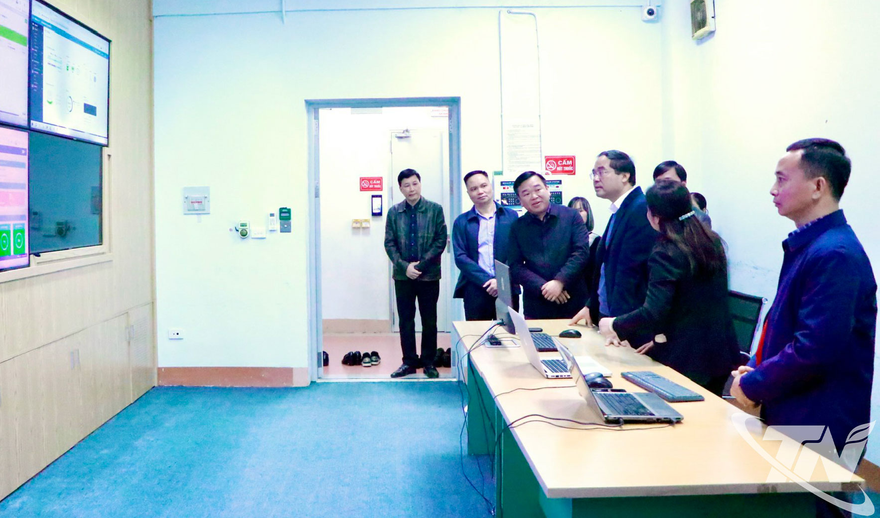 Đồng chí Bí thư Tỉnh ủy Trịnh Xuân Trường làm việc với Trung tâm Phát triển khoa học - công nghệ và đổi mới sáng tạo tỉnh Thái Nguyên.