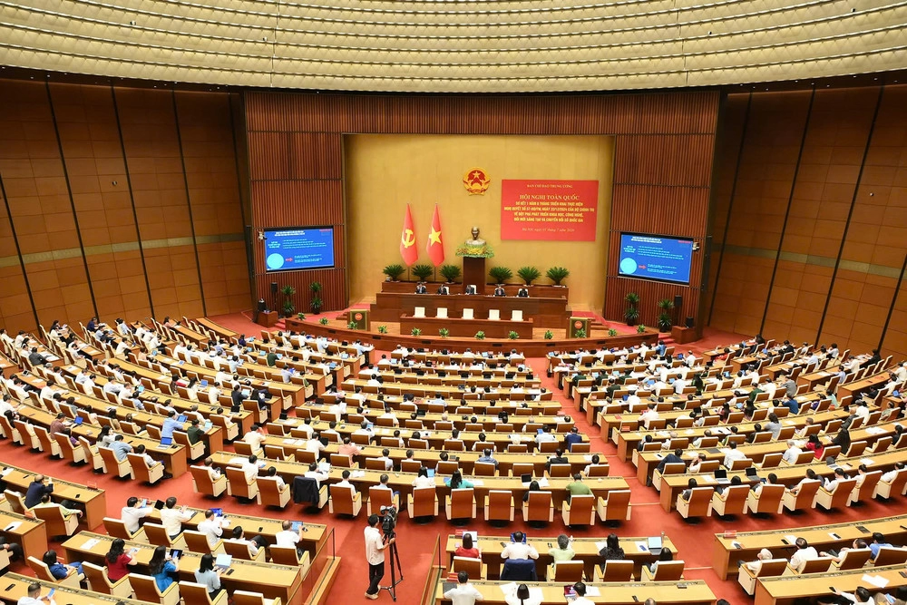 Quang cảnh hội nghị. (Ảnh: ĐĂNG KHOA)