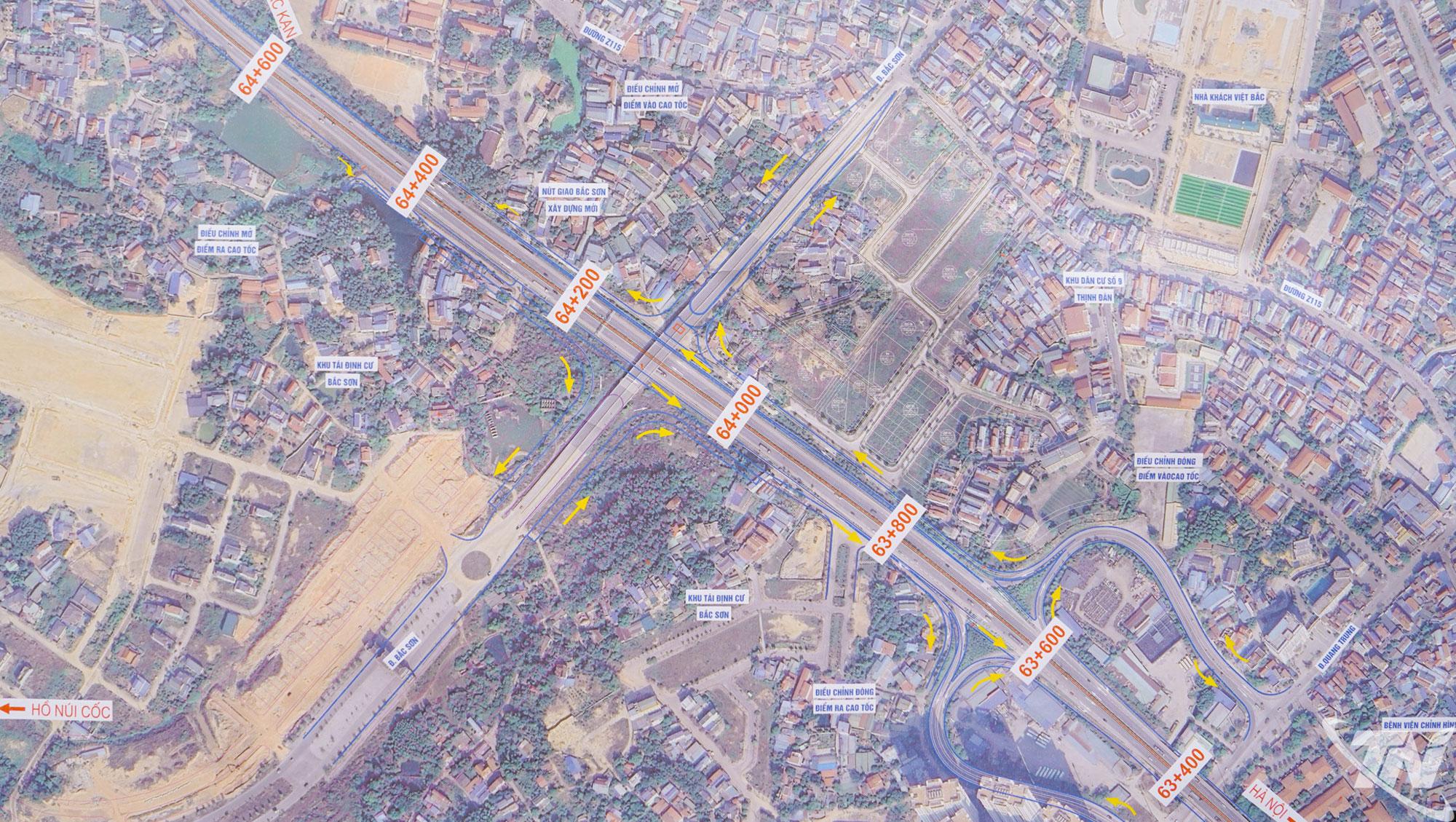 Nút giao liên thông Tân Long, phương án kết nối theo quy hoạch.