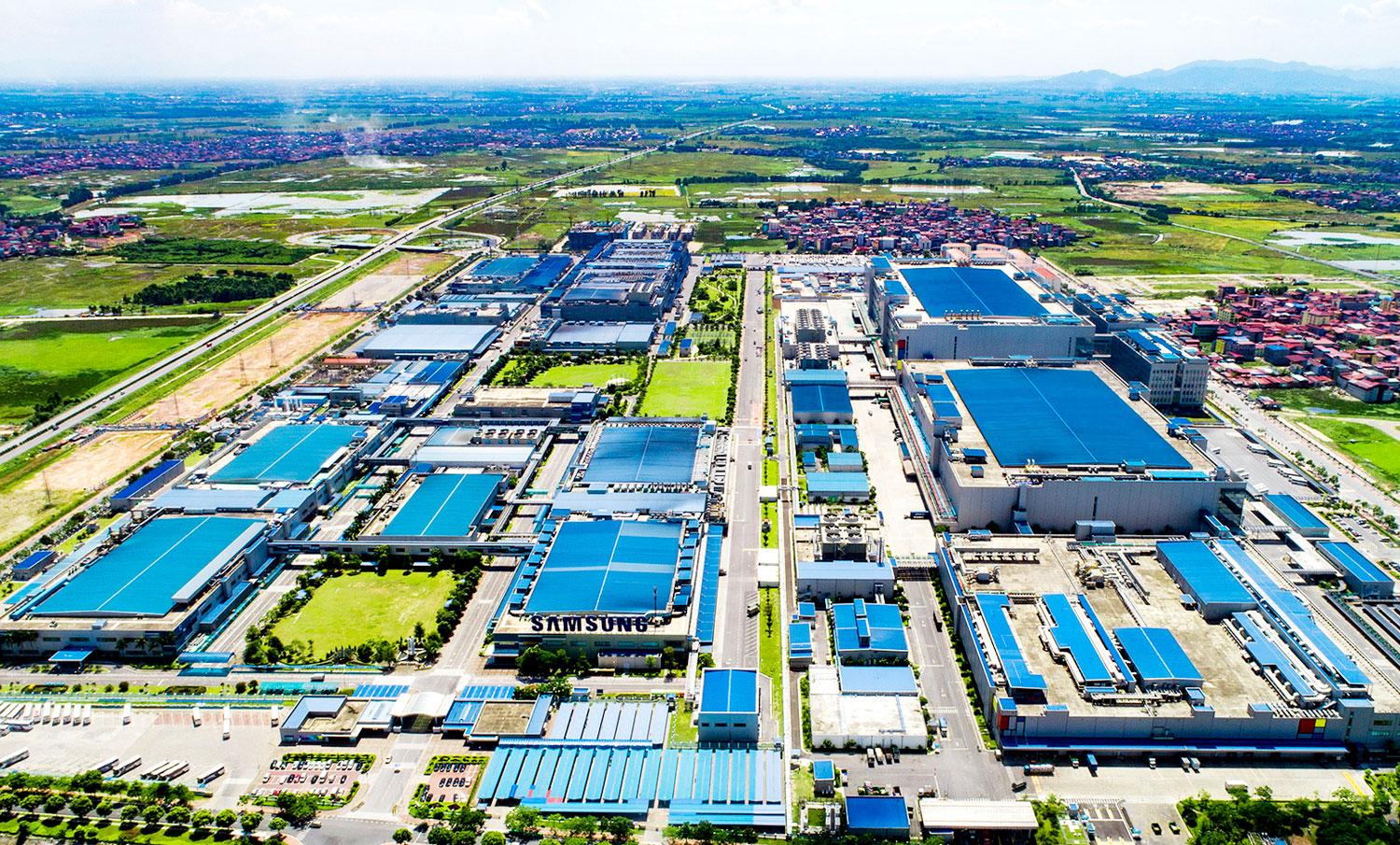 C&ocirc;ng nghiệp v&agrave; logistics l&agrave; những lĩnh vực hợp t&aacute;c c&oacute; nhiều tiềm năng, giữ vai tr&ograve; động lực tăng trưởng của 3 tỉnh Th&aacute;i Nguy&ecirc;n - Bắc Ninh - Ph&uacute; Thọ.&nbsp;Trong ảnh: Một khu c&ocirc;ng nghiệp ở tỉnh Bắc Ninh.