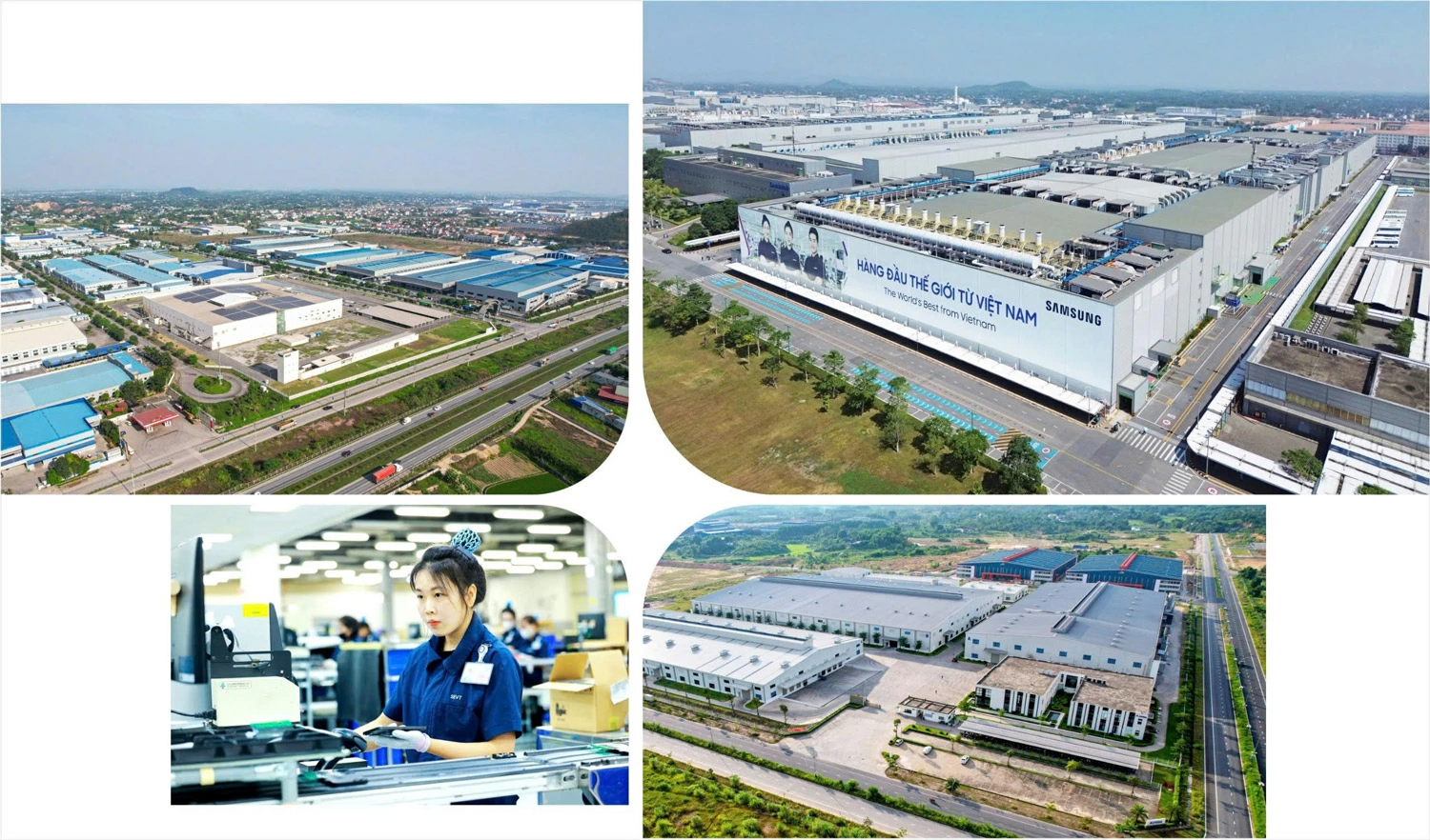 Toàn tỉnh hiện có 12 khu công nghiệp, 40 cụm công nghiệp, thu hút trên 350   dự án, trong đó có 188 dự án FDI, với tổng vốn đầu tư trên 11 tỷ USD.