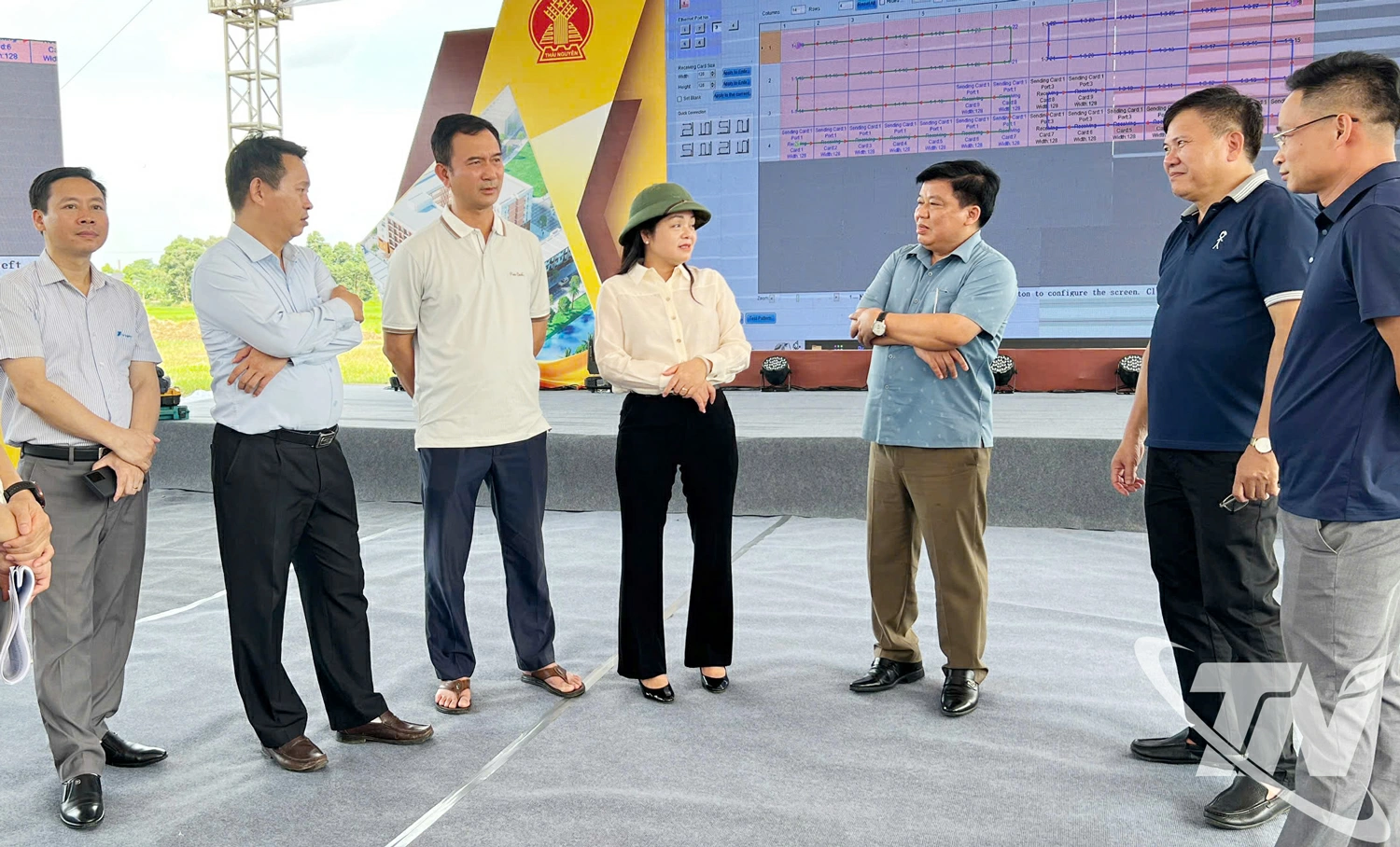 Kiểm tra tại Dự án Khu nhà ở xã hội phường Bách Quang.