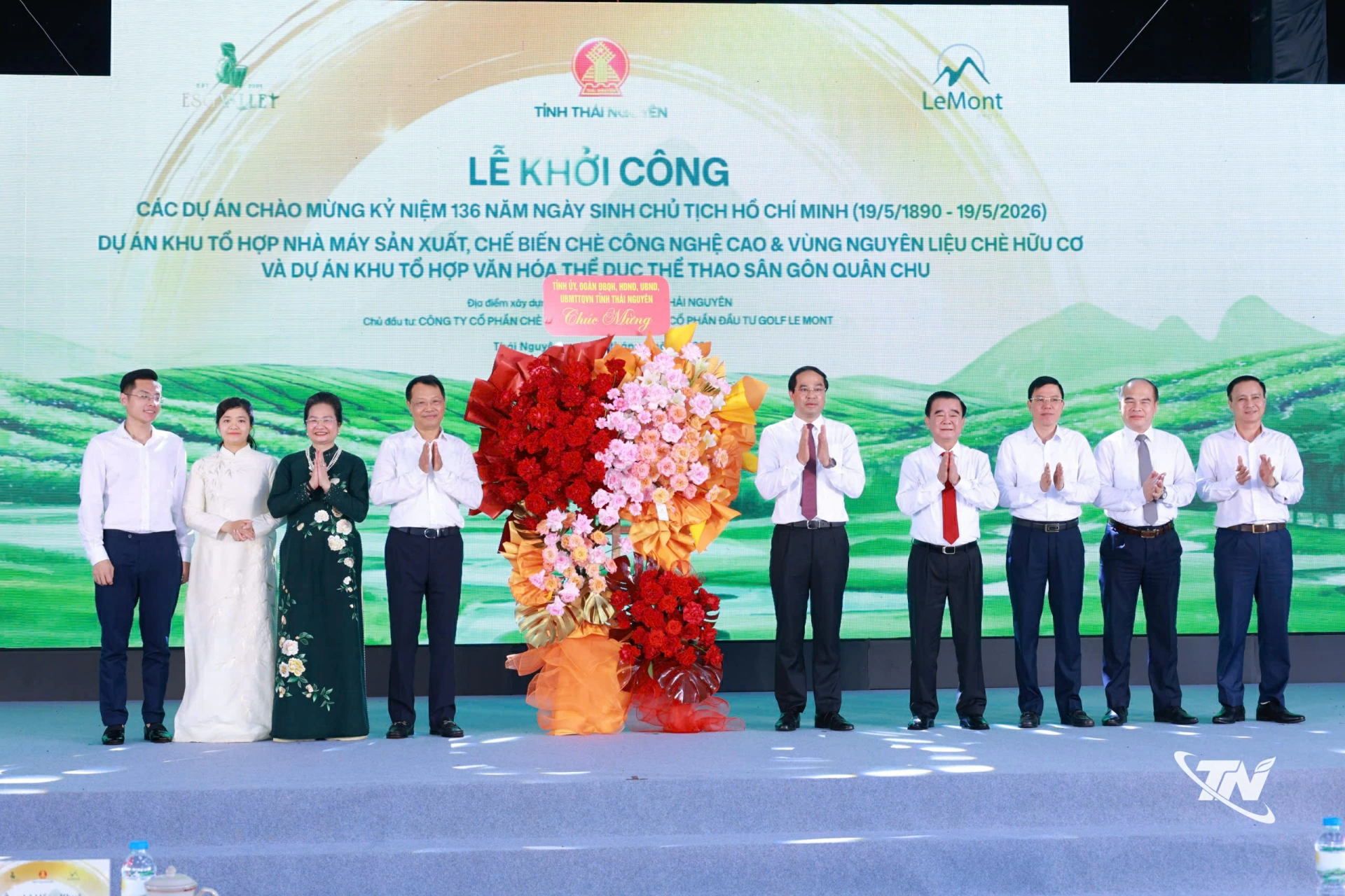 Lễ khởi công Dự án Nhà máy sản xuất chế biến chè công nghệ cao & vùng nguyên liệu chè hữu cơ Quân Chu mở đầu cho tương lai của dòng chè cao cấp Thái Nguyên.