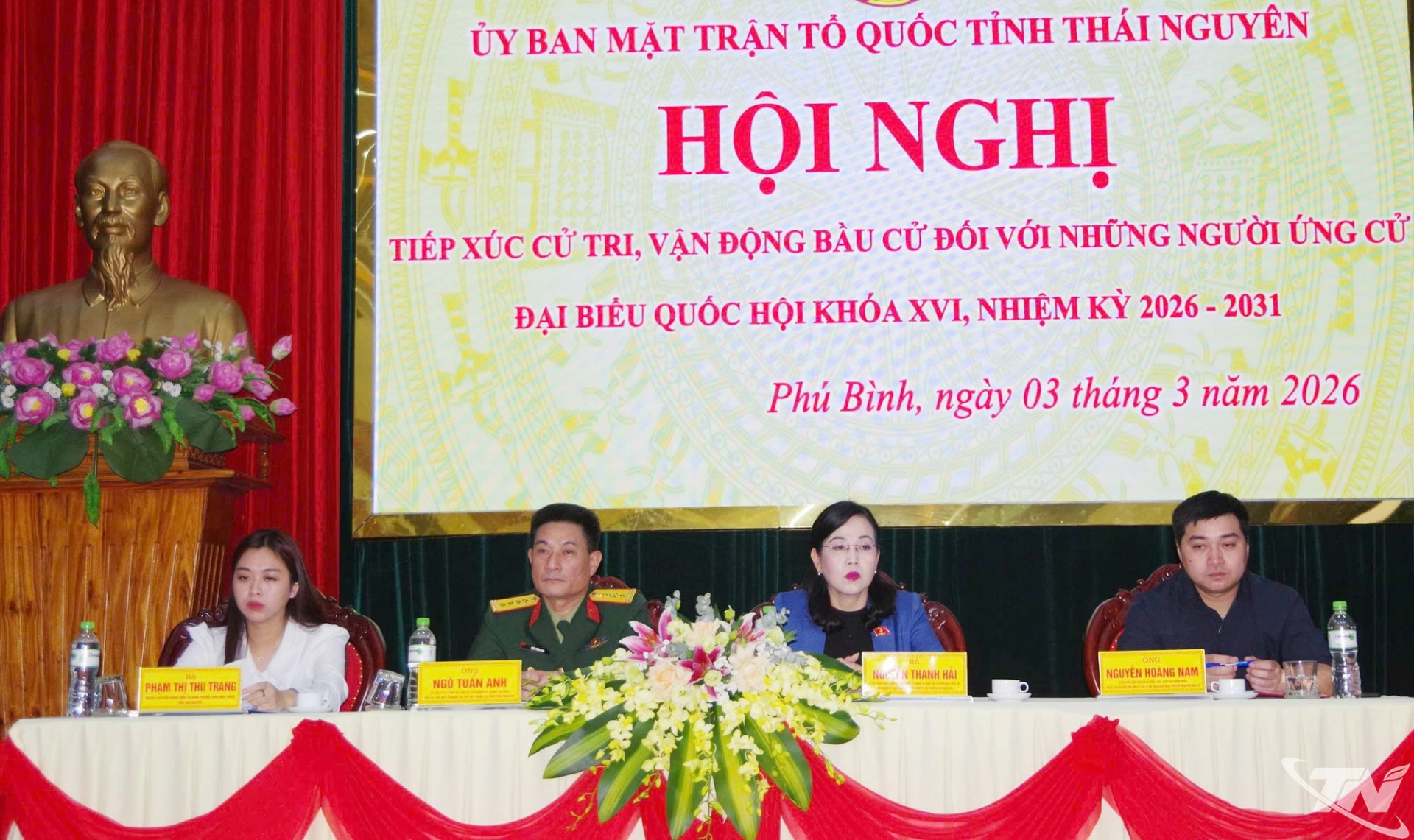 các ứng cử viên Đại biểu Quốc hội khoá XVI tại Đơn vị bầu cử số 2.