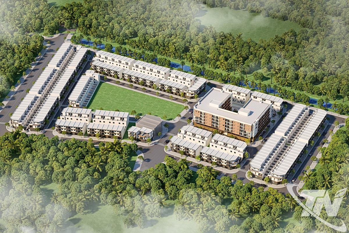 Phối cảnh Dự &aacute;n nh&agrave; ở x&atilde; hội phường B&aacute;ch Quang, nơi đang được c&aacute;c ng&acirc;n h&agrave;ng ưu ti&ecirc;n bố tr&iacute; vốn t&iacute;n dụng để đẩy nhanh tiến độ v&agrave; hỗ trợ người d&acirc;n tiếp cận nh&agrave; ở ph&ugrave; hợp.