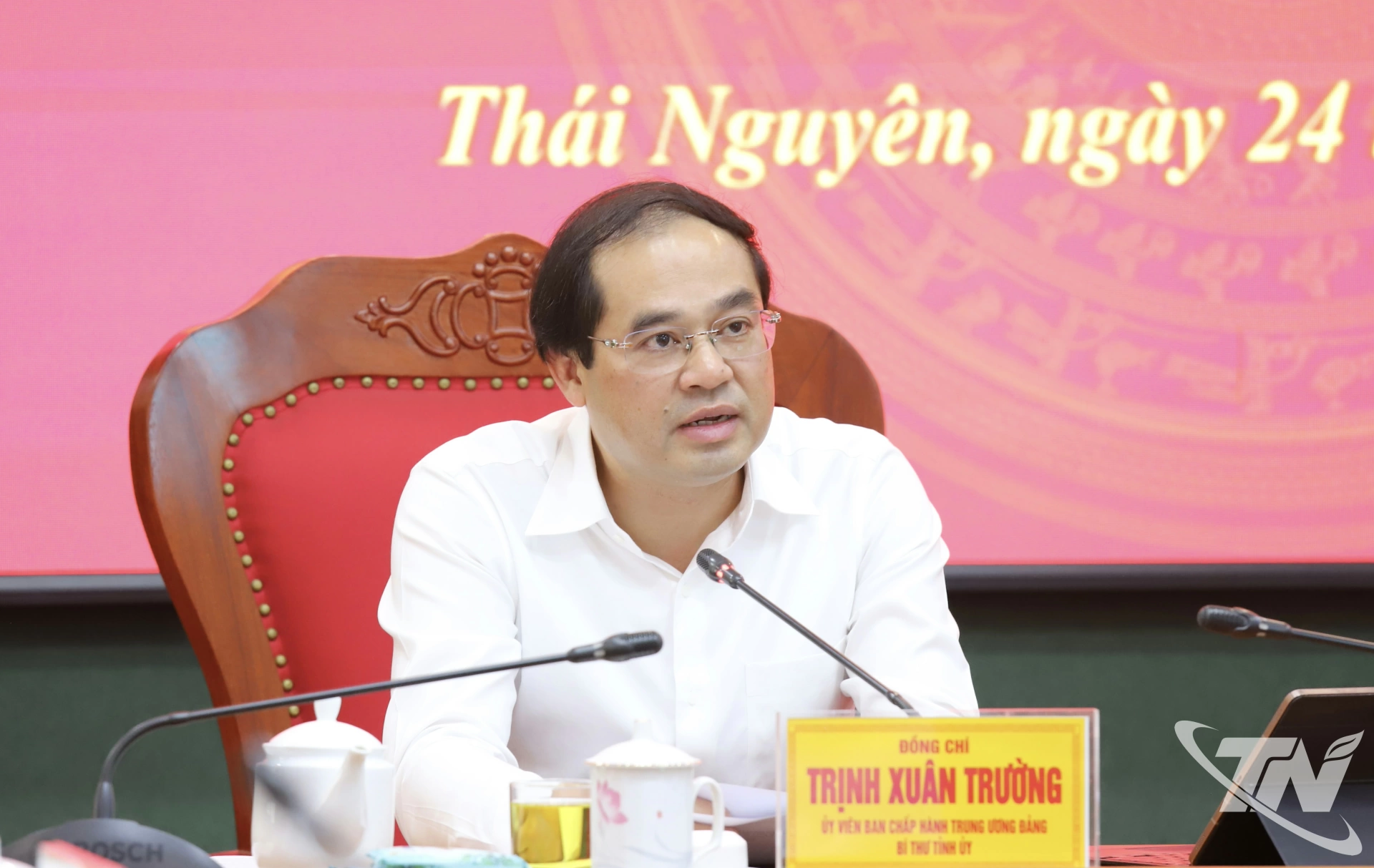 Đồng chí Bí thư Tỉnh ủy Trịnh Xuân Trường 