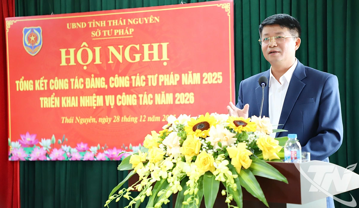 Đồng ch&iacute; N&ocirc;ng Quang Nhất, Ph&oacute; Chủ tịch UBND tỉnh dự v&agrave; ph&aacute;t biểu tại Hội nghị.    