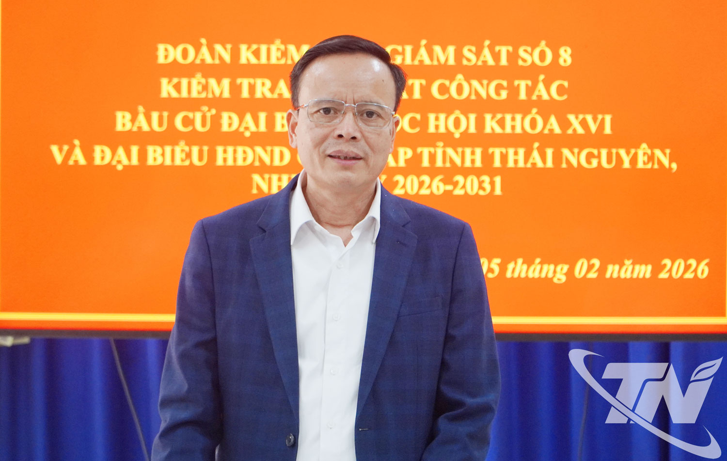 Đồng chí Phó Chủ tịch HĐND tỉnh phát biểu tại buổi kiểm tra.