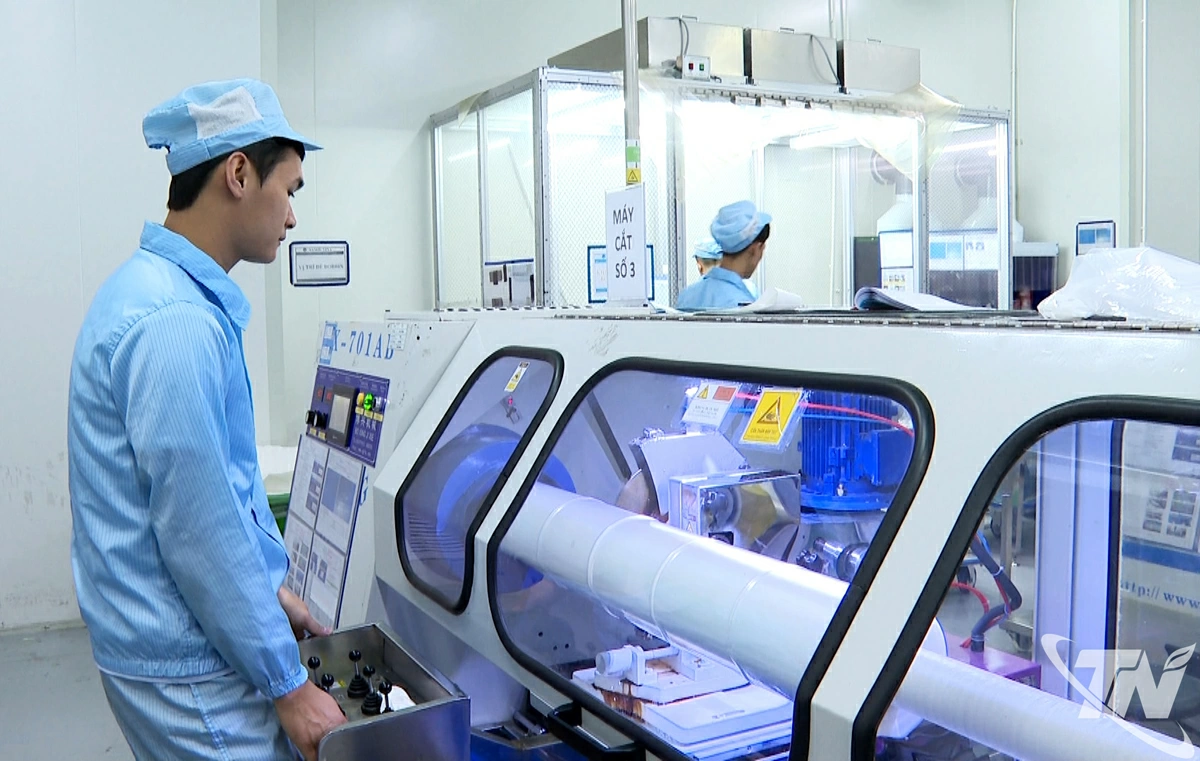 Mỗi năm, các doanh nghiệp trên địa bàn tỉnh Thái Nguyên sản xuất hàng tỷ linh kiện điện tử và hàng trăm nghìn tấn sản phẩm công nghiệp chế biến, xuất khẩu tới hơn 60 quốc gia và vùng lãnh thổ.