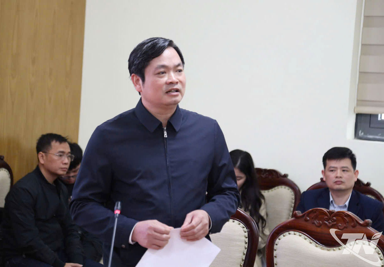 Đại biểu phát biểu tại Hội nghị.