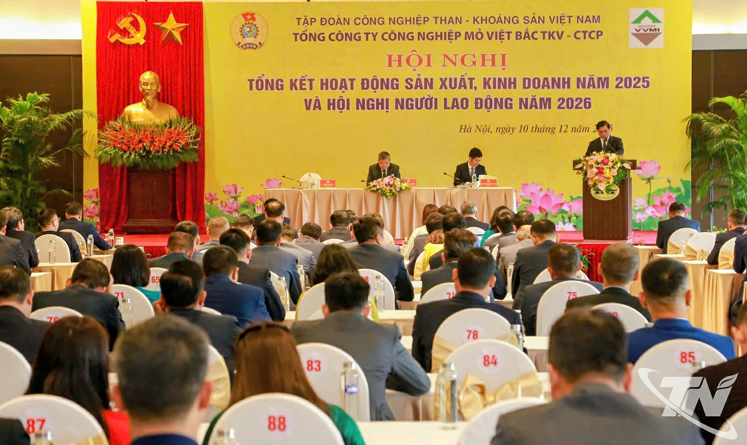 Ban lãnh đạo Tổng Công ty Công nghiệp mỏ Việt Bắc TKV - CTCP  triển khai nhiệm vụ năm 2026.
