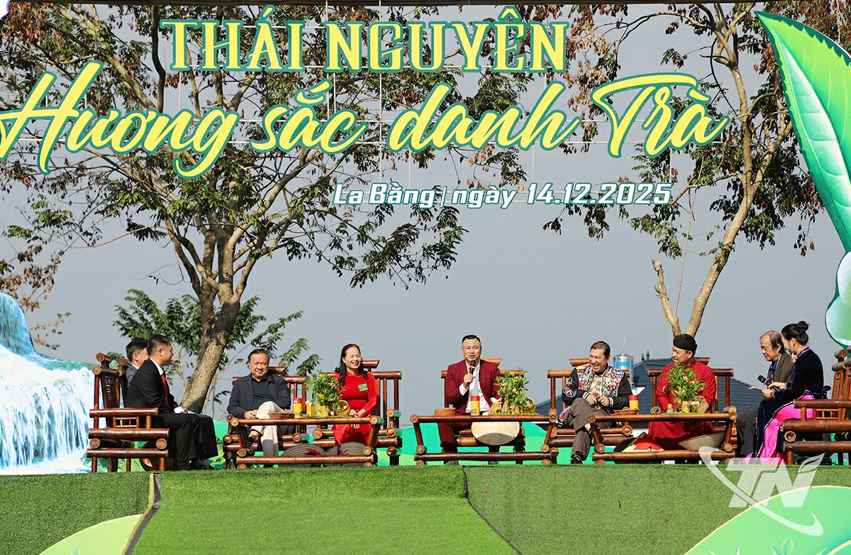 Giao lưu và thưởng trà cùng người nổi tiếng.