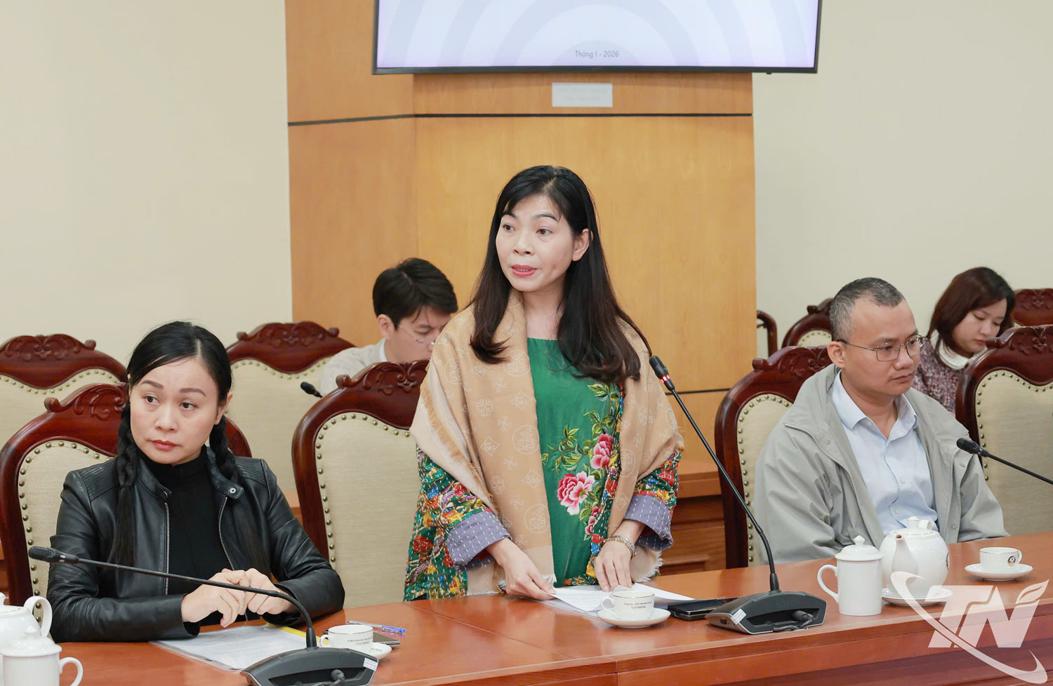 Đại diện chủ đầu tư b&aacute;o c&aacute;o đề xuất dự &aacute;n.