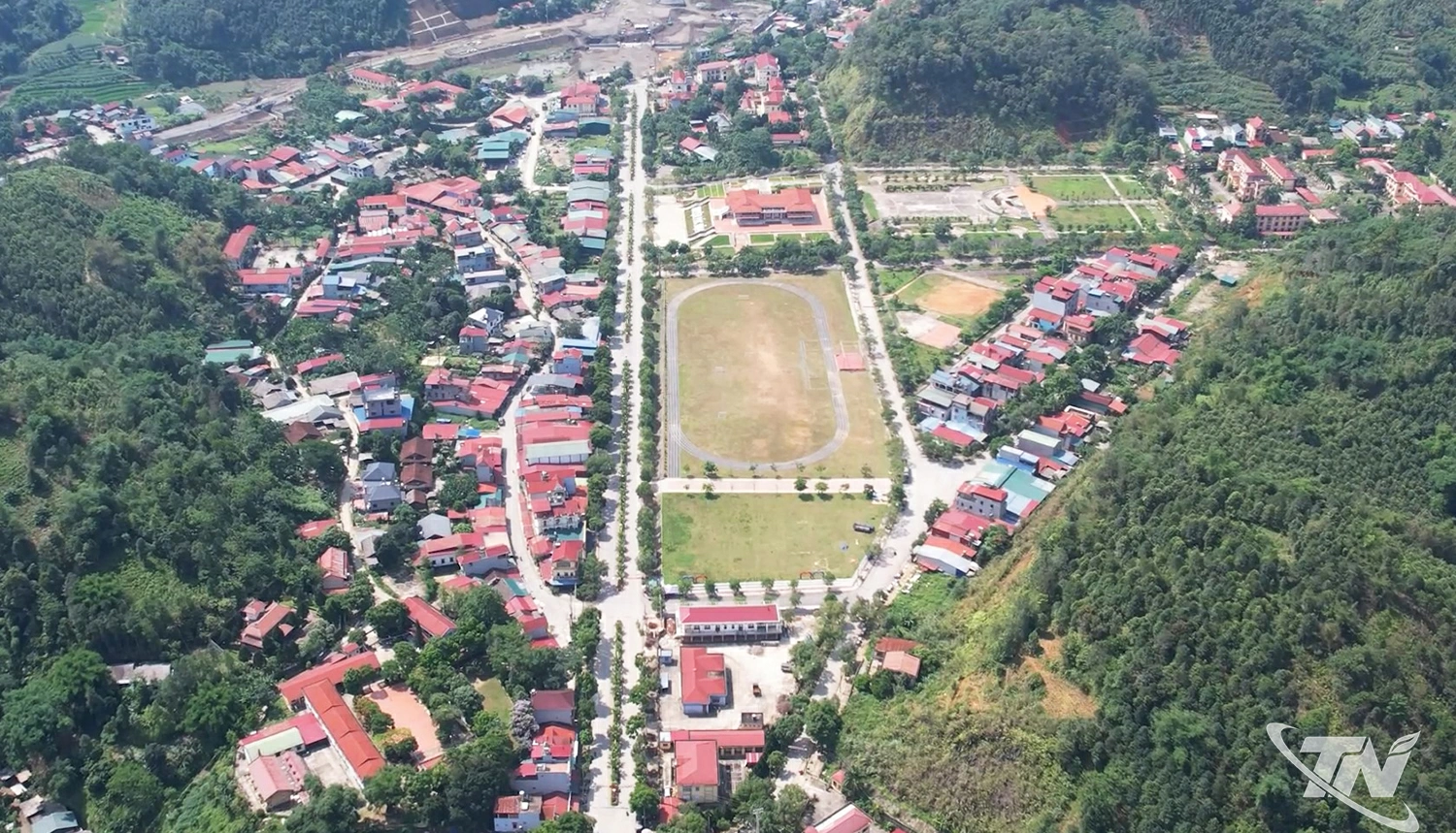 Trung tâm xã Bằng Thành hôm nay