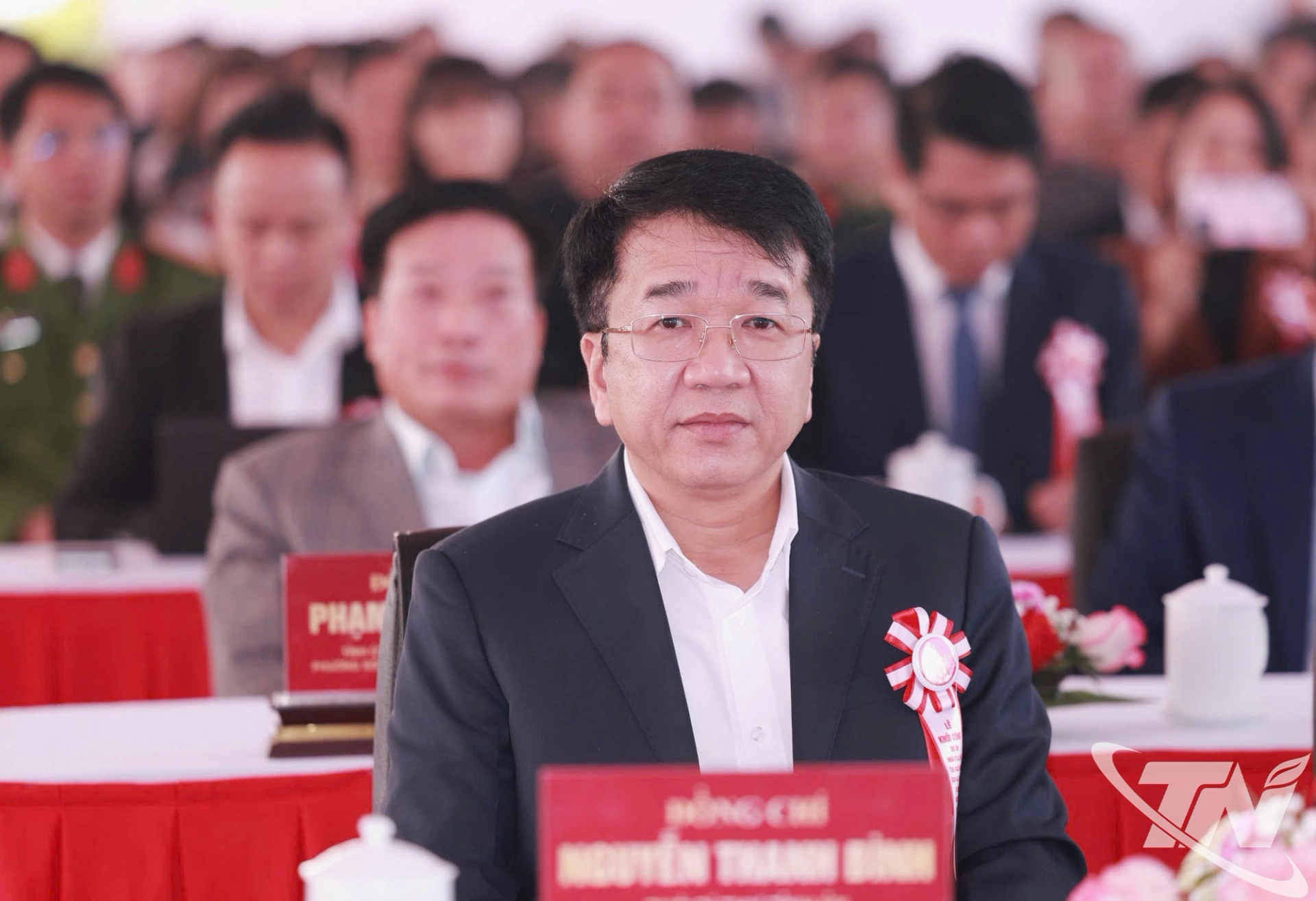 Đồng chí Phó Bí thư Tỉnh ủy Nguyễn Thanh Bình dự buổi Lễ.