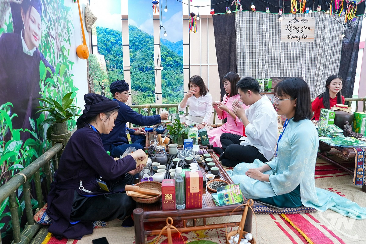 Gian trưng bày, giới thiệu trà Bằng Phúc luôn thu hút đông đảo du khách đến thưởng trà và tìm hiểu về các sản phẩm trà độc đáo của Bằng Phúc.