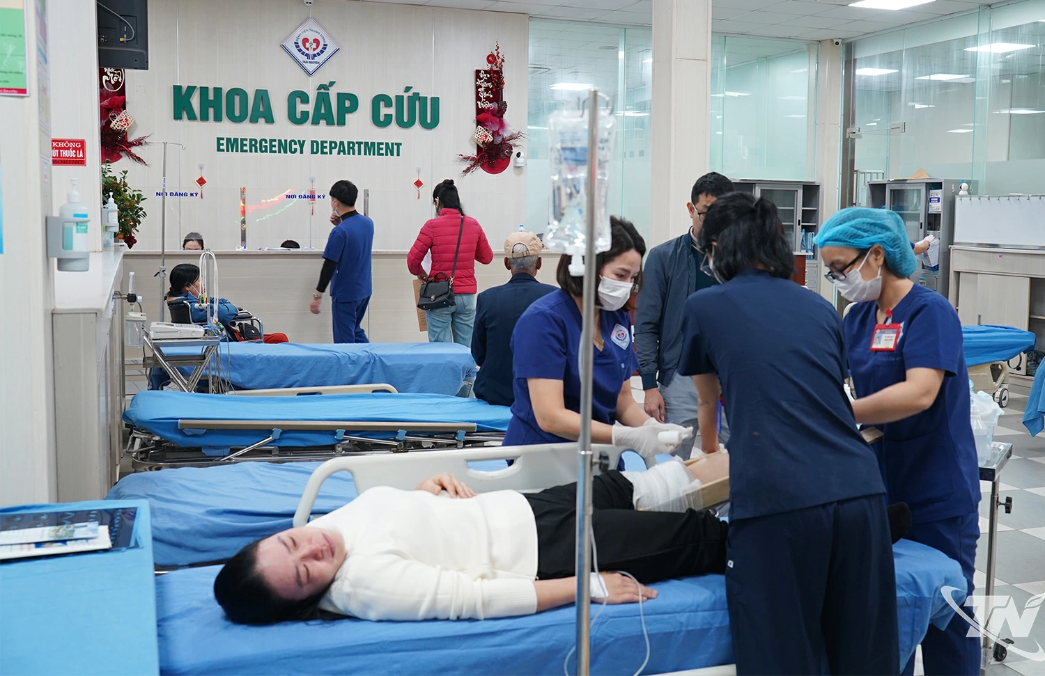 Bệnh viện duy trì trực 24/24h.