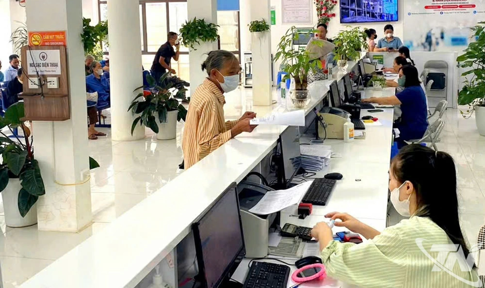 Khu vực sảnh đón tiếp bệnh nhân của Bệnh viện Phạm Ngọc Thạch.