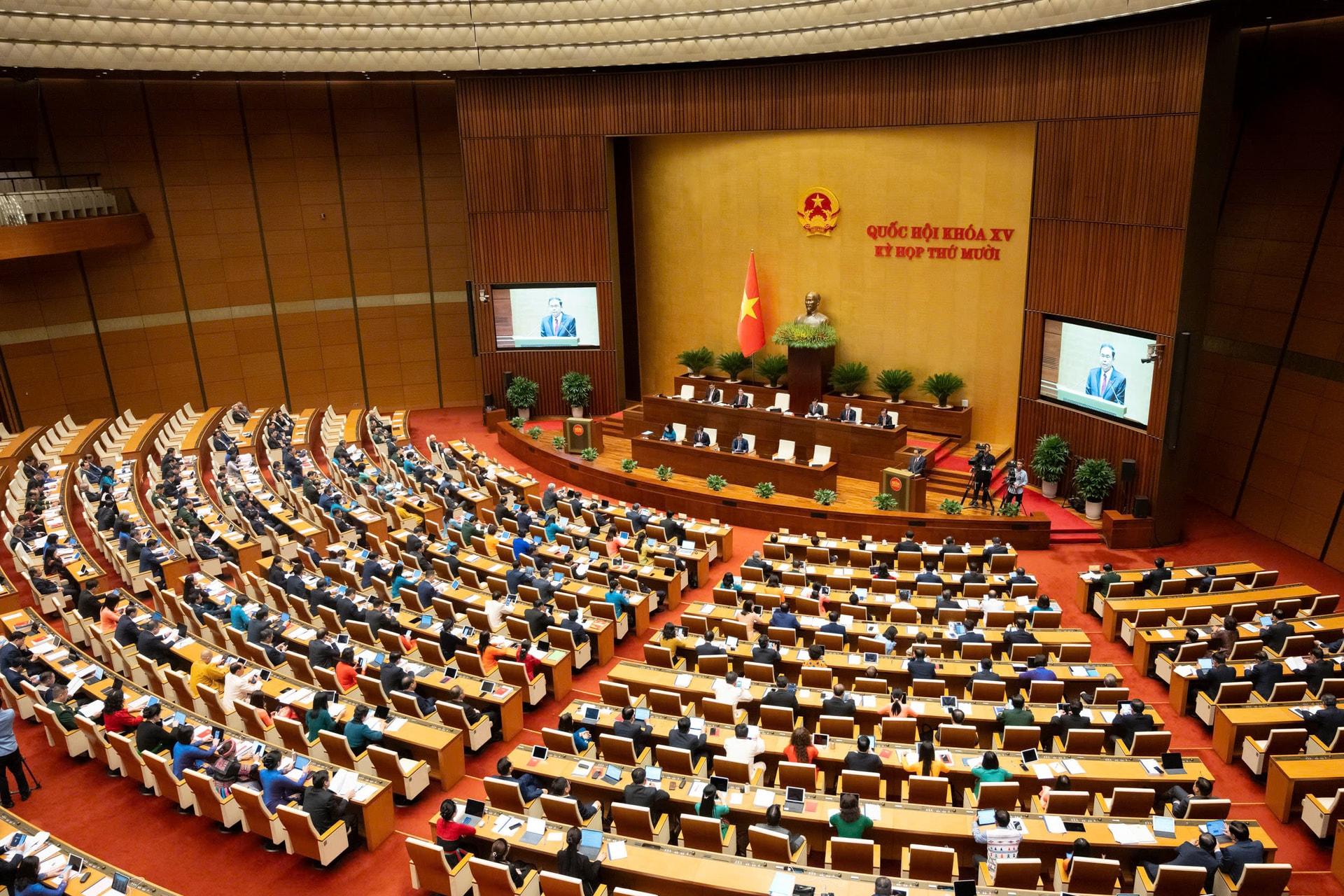 Quang cảnh phiên khai mạc kỳ họp. Ảnh: media.quochoi.vn