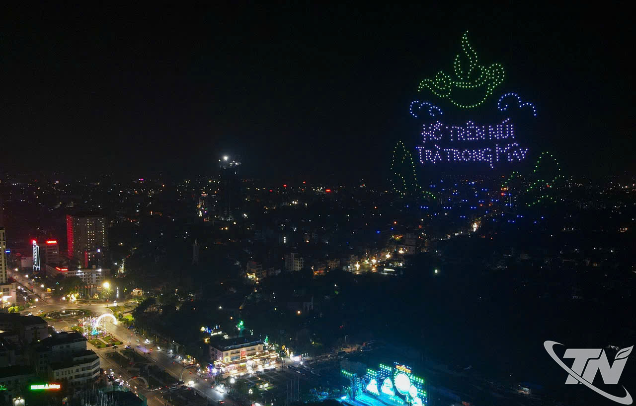 Màn trình diễn drone hiện đại sẽ tạo điểm nhấn cho chương trình.
