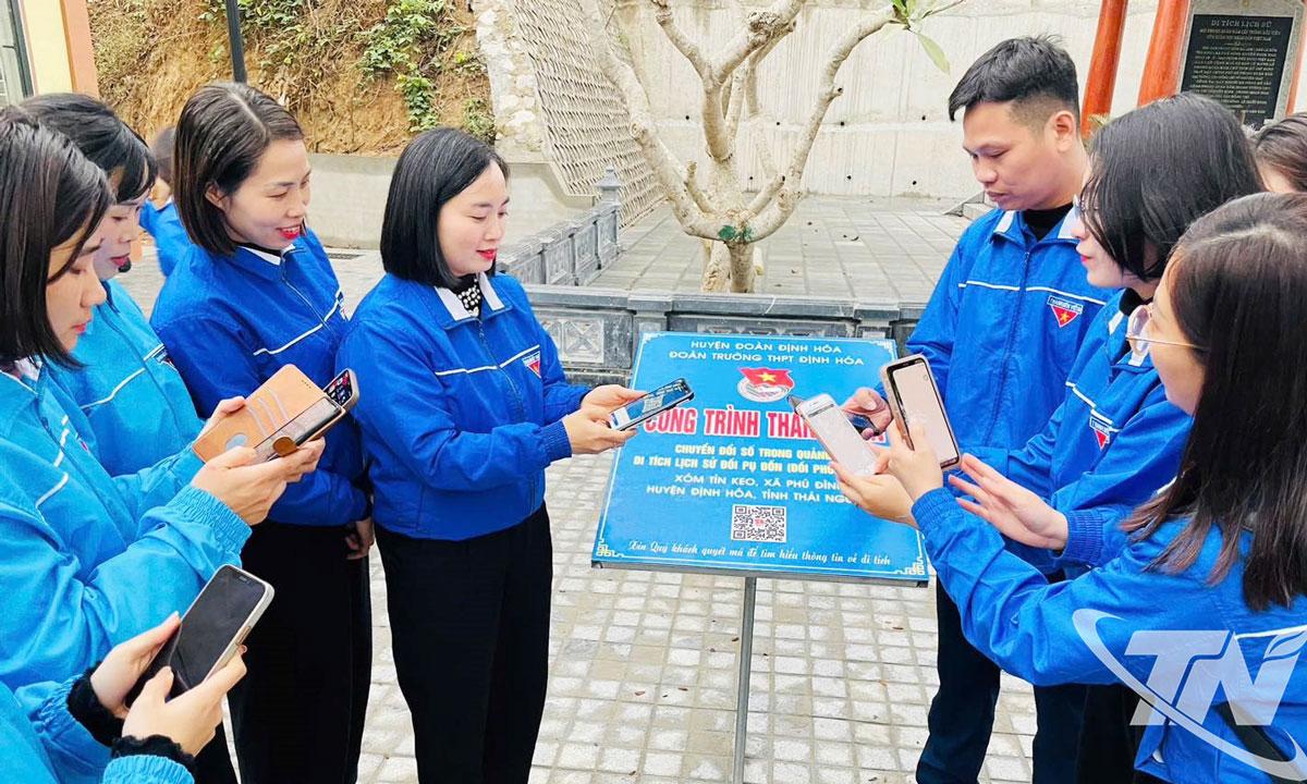 Lực lượng thanh niên trên địa bàn tỉnh Thái Nguyên luôn xung kích, tiên phong trong chuyển đổi số.