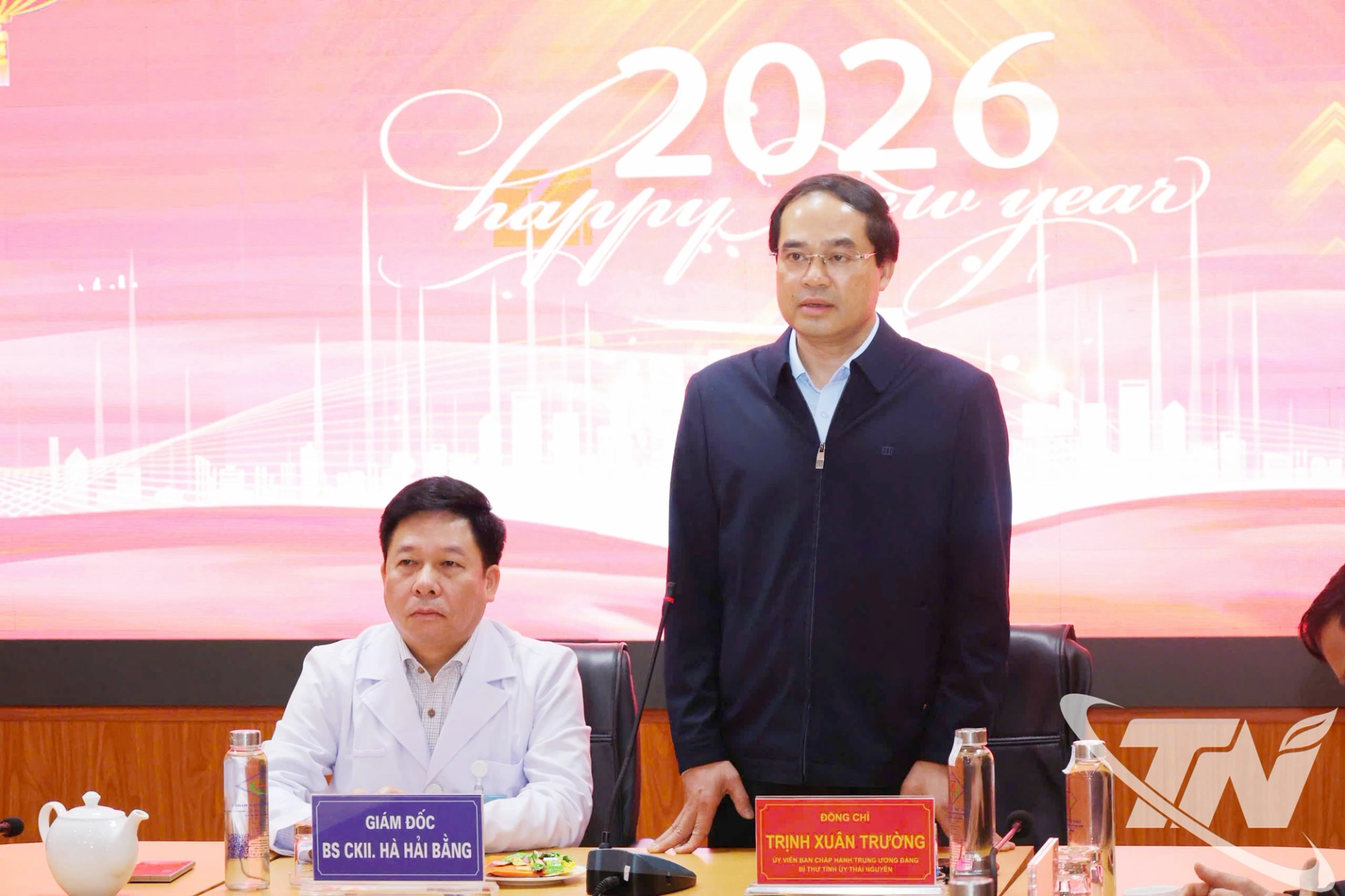 Đồng chí Bí thư Tỉnh ủy Trịnh Xuân Trường phát biểu.