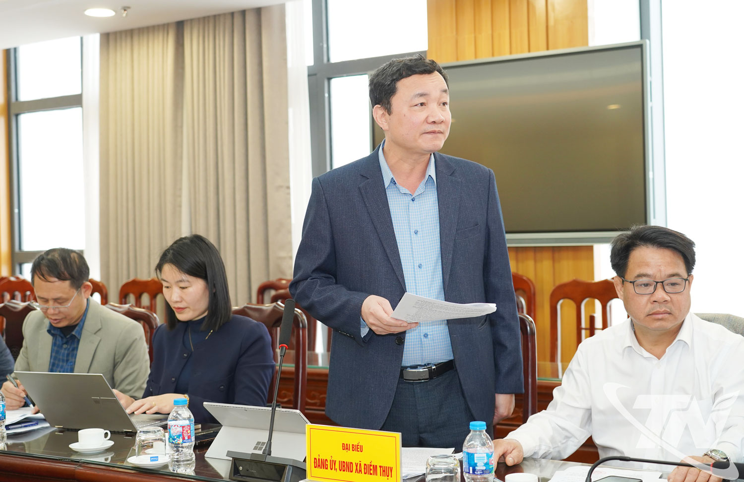 Đại biểu ph&aacute;t biểu tại Hội nghị.