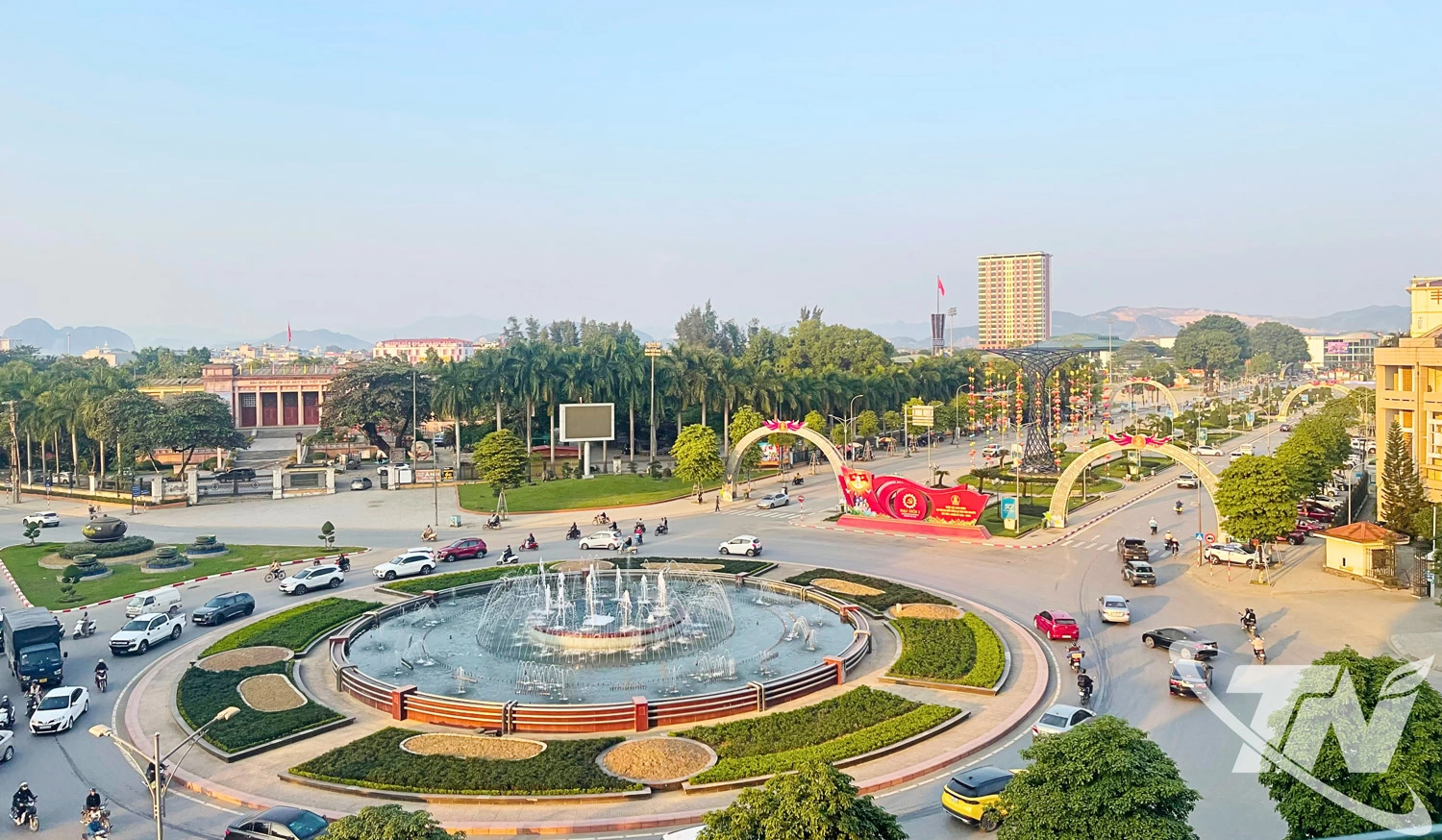 Một góc đô thị Thái Nguyên hôm nay.