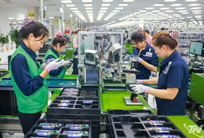 Doanh nghiệp FDI giữ vai trò chủ lực trong sản xuất và xuất khẩu tại Thái Nguyên