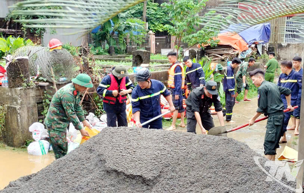 Các lực lượng nỗ lực đẩy nhanh tiến độ khắc phục.