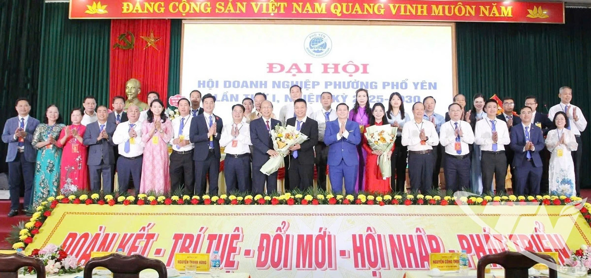 Đại hội Hội Doanh nghiệp phường Phổ Yên lần thứ I, nhiệm kỳ 2025-2030.