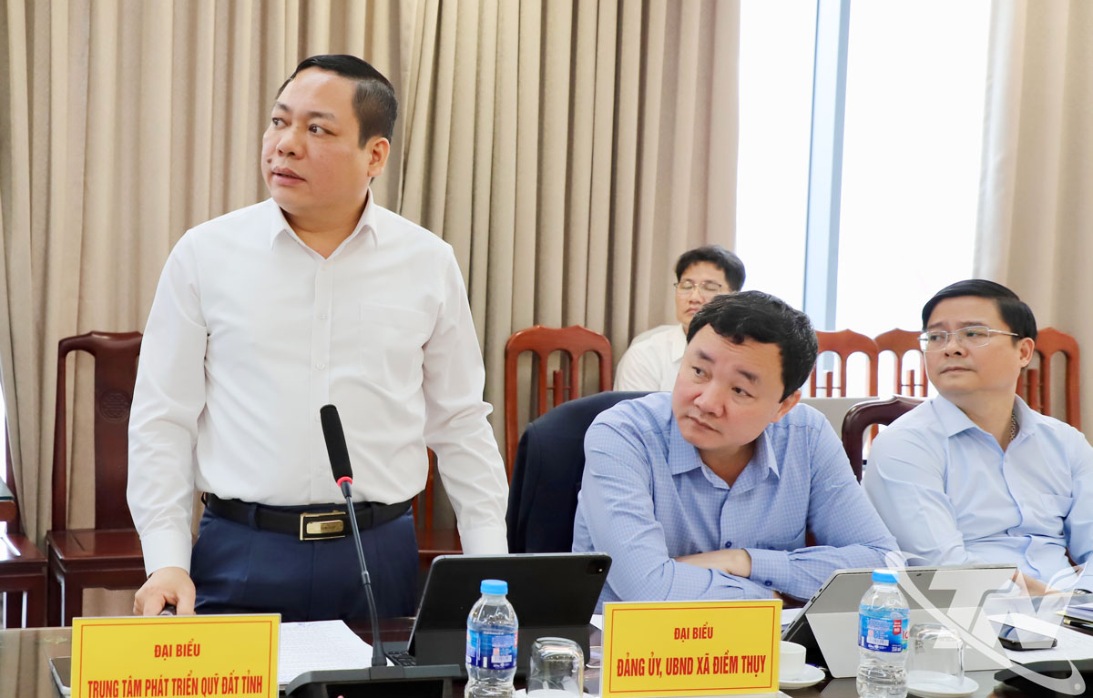 Trung tâm Phát triển quỹ đất tỉnh báo cáo tiến độ giải phóng mặt bằng Dự án đầu tư xây dựng và kinh doanh kết cấu hạ tầng Khu công nghiệp Yên Bình 2.