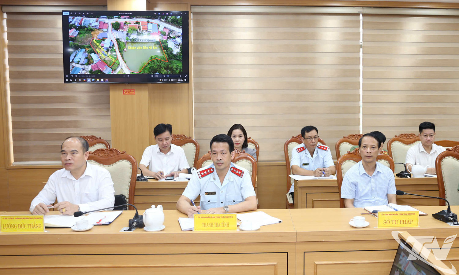 Đại diện các cơ quan tham gia buổi tiếp công dân.